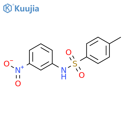 4-methyl-N-(3-nitrophenyl)benzene-1-sulfonamide structure