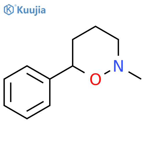 2H-1,2-Oxazine, tetrahydro-2-methyl-6-phenyl- structure