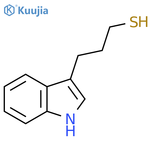 1H-Indole-3-propanethiol structure