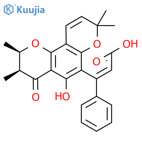 Isocalophyllic acid structure