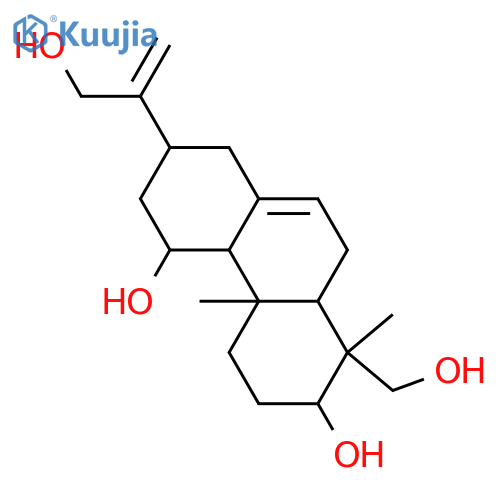 7,15(17)-Abietadiene-3,11,16,18-tetrol; (ent-3β,11α,13βH)-form structure