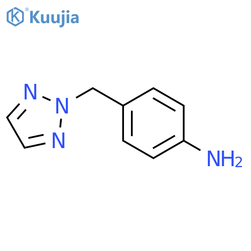 4-(2H-1,2,3-triazol-2-yl)methylaniline structure