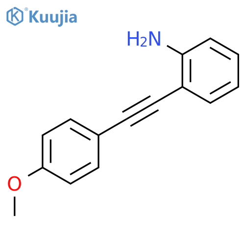 2-((4-Methoxyphenyl)ethynyl)aniline structure