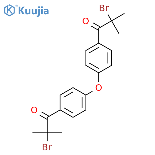 1-Propanone, 1,1'-(oxydi-4,1-phenylene)bis[2-bromo-2-methyl- structure