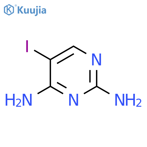 5-Iodopyrimidine-2,4-diamine structure