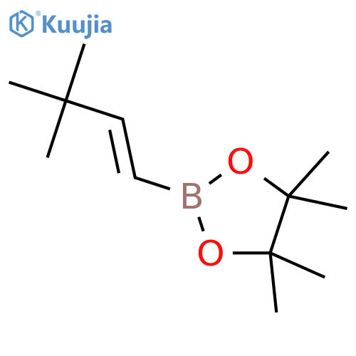 1,3,2-Dioxaborolane,2-[(1E)-3,3-dimethyl-1-butenyl]-4,4,5,5-tetramethyl- structure