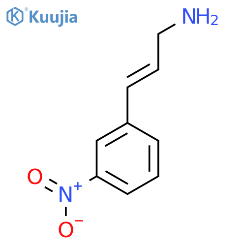 3-(3-nitrophenyl)prop-2-en-1-amine structure