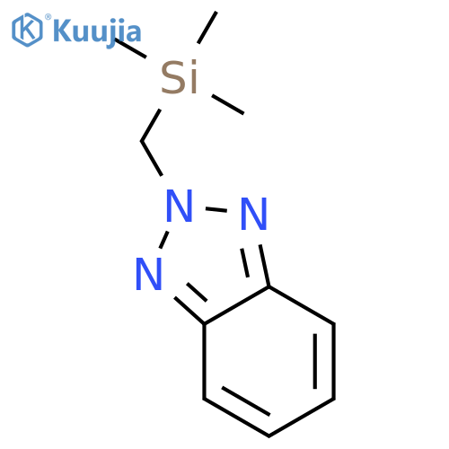 2H-Benzotriazole, 2-[(trimethylsilyl)methyl]- structure