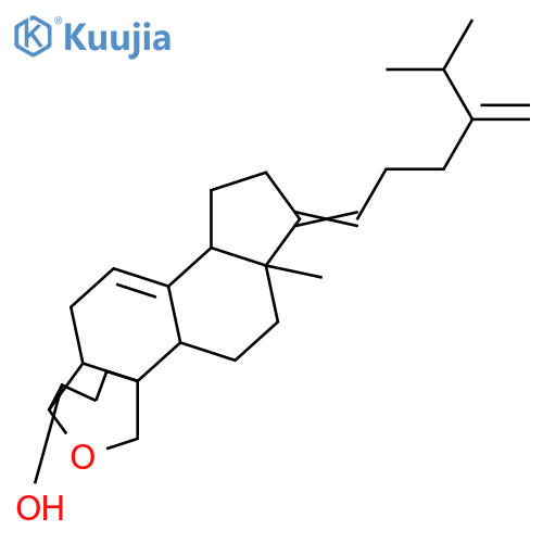 21-Norergosta-7,17(20),24(28)-trien-3-ol, 4,19-epoxy-, (3β,4β,5α,17E)- (9CI) structure