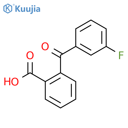 2-(3-Fluorobenzoyl)benzoic acid structure