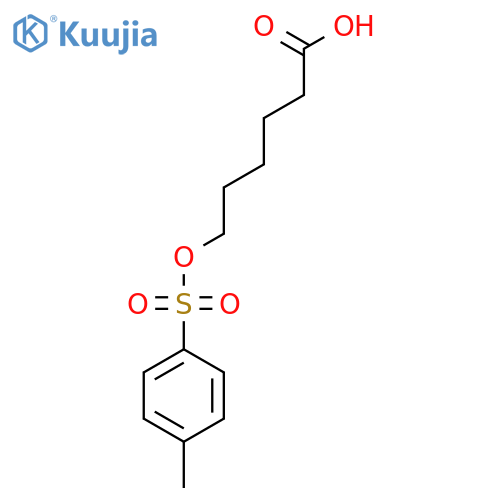 6-[(4-Methylbenzenesulfonyl)oxy]hexanoic acid structure