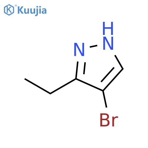 4-bromo-3-ethyl-1H-Pyrazole structure