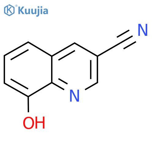 3-Quinolinecarbonitrile, 8-hydroxy- structure