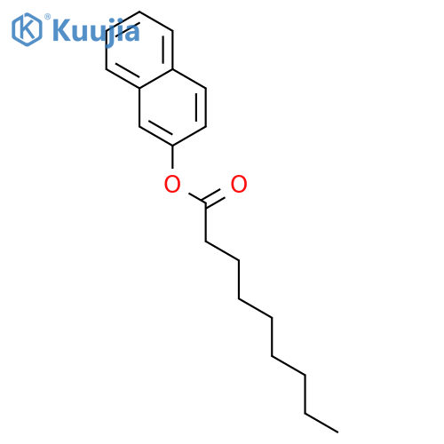 Nonanoic acid,2-naphthalenyl ester structure
