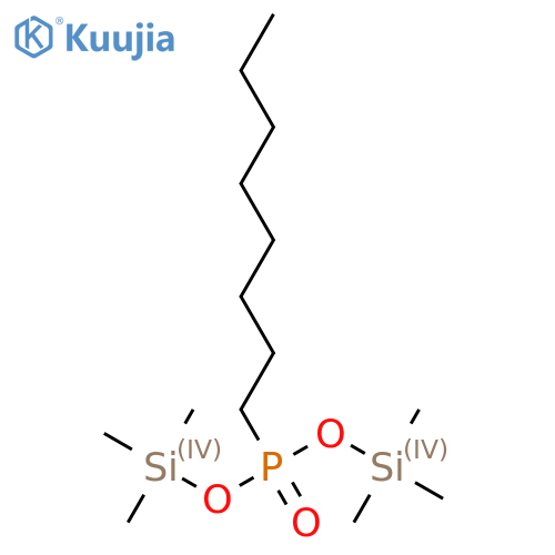 Bis(trimethylsilyl)octylphosphonate structure