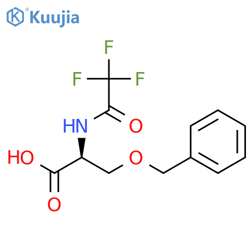 L-Serine, O-(phenylmethyl)-N-(trifluoroacetyl)- structure