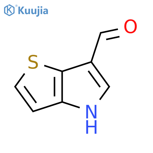 4H-Thieno[3,2-b]pyrrole-6-carbaldehyde structure