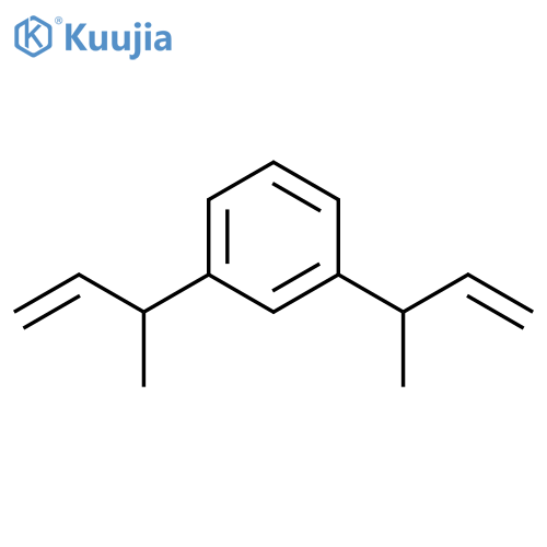 Benzene, 1,3-bis(1-methyl-2-propenyl)- structure
