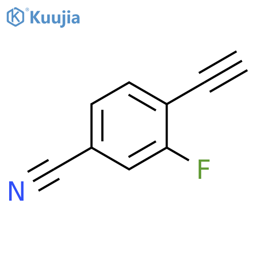 4-Ethynyl-3-fluorobenzonitrile structure
