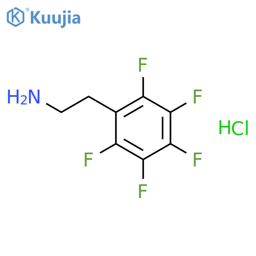 2-(pentafluorophenyl)ethan-1-amine hydrochloride structure