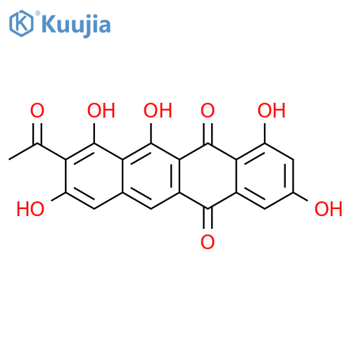 5,12-Naphthacenedione,9-acetyl-1,3,8,10,11-pentahydroxy- structure