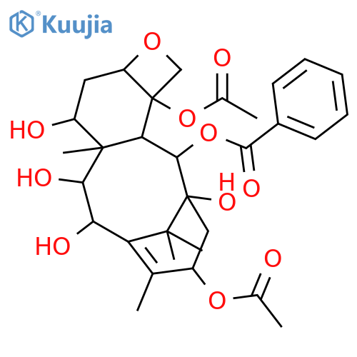 5,20-Epoxy-11-taxene-1,2,4,7,9,10,13-heptol; (1β,2α,4α,5β,7α,9β,10β,13α)-form, 2-Benzoyl, 4,13-di-Ac structure