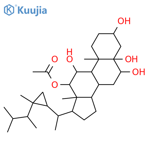 Gorgostane-3,5,6,11,12-pentol; (3β,5α,6β,11α,12α,24R)-form, 12-Ac structure