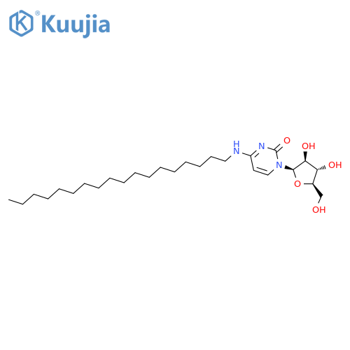 2(1H)-Pyrimidinone, 1-b-D-arabinofuranosyl-4-(octadecylamino)- structure