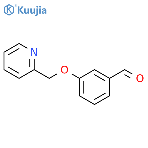 3-[(pyridin-2-yl)methoxy]benzaldehyde structure
