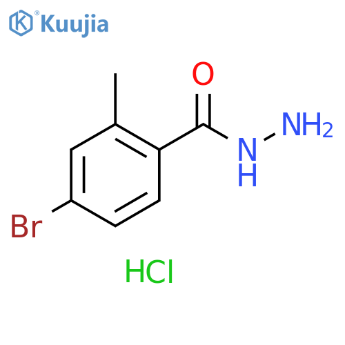 4-bromo-2-methylbenzohydrazide hydrochloride structure