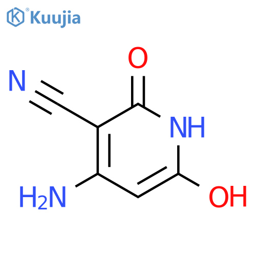 4-amino-1,2-dihydro-6-hydroxy-2-oxo-3-Pyridinecarbonitrile structure
