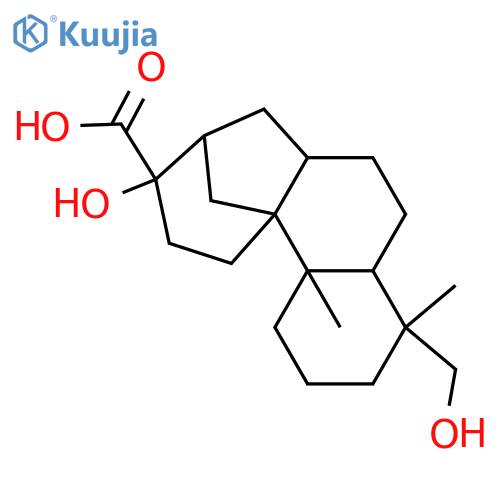 16,17,18-Aphidicolanetriol; 16β-form, 17-Carboxylic acid structure