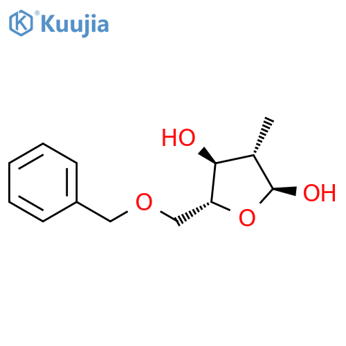 (2S,3S,4S,5R)-5-(benzyloxymethyl)-3-methyl-tetrahydrofuran-2,4-diol structure