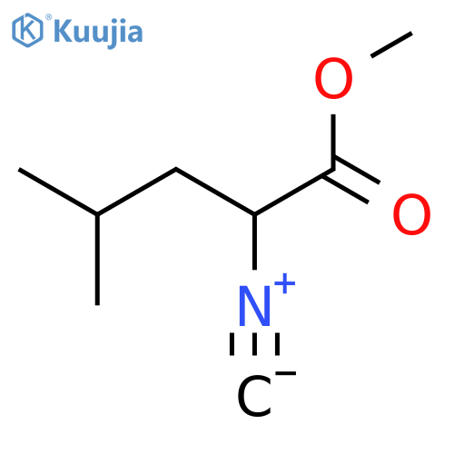 methyl (2S)-2-isocyano-4-methylpentanoate structure