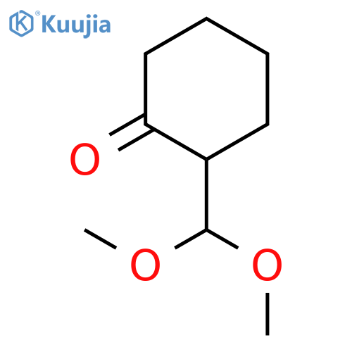 2-(dimethoxymethyl)cyclohexan-1-one structure