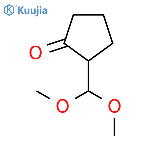 2-(dimethoxymethyl)cyclopentanone structure