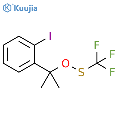 3,3-Dimethyl-1-(trifluoromethylthio)-1,2-benziodoxole, 95% structure