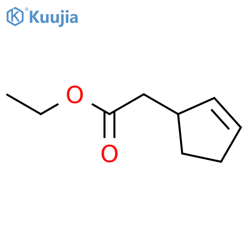 ethyl 2-(cyclopent-2-en-1-yl)acetate structure