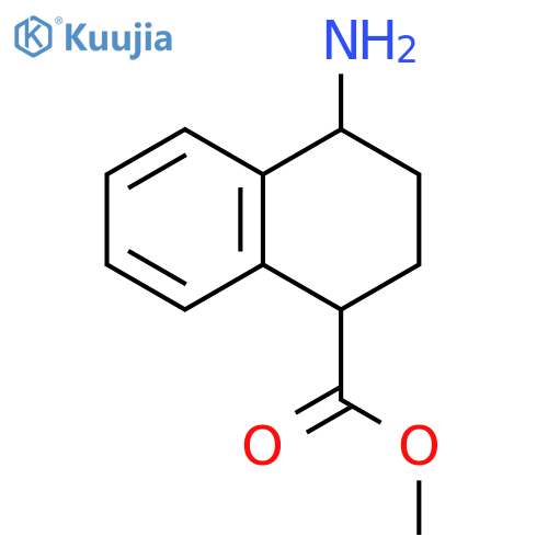 methyl 4-amino-1,2,3,4-tetrahydronaphthalene-1-carboxylate structure