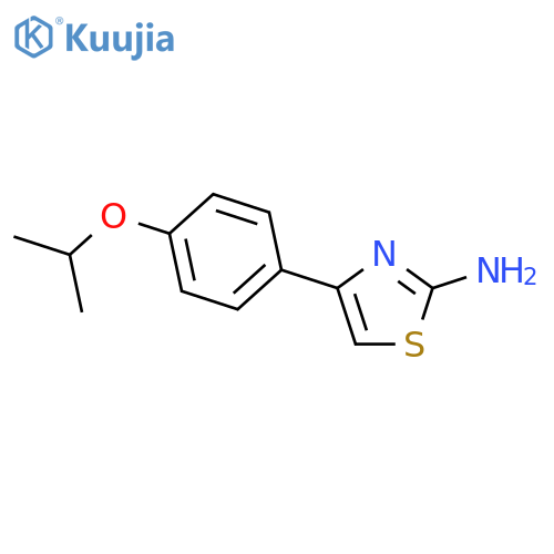 4-4-(Propan-2-yloxy)phenyl-1,3-thiazol-2-amine structure