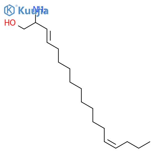 3,14-Octadecadien-1-ol,2-amino-, (E,Z)- (9CI) structure