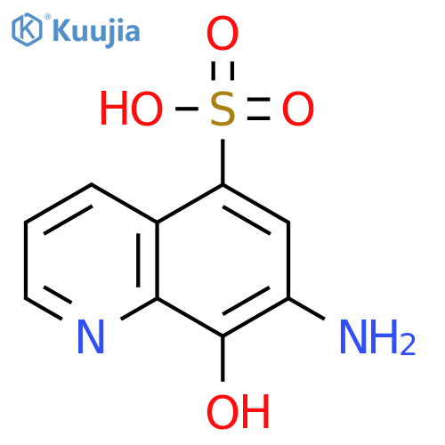 5-Quinolinesulfonicacid, 7-amino-8-hydroxy- structure