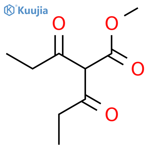 methyl 3-oxo-2-propanoylpentanoate structure
