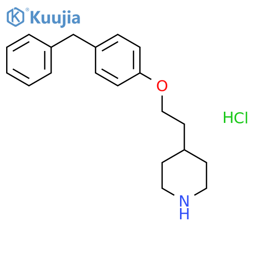 4-2-(4-Benzylphenoxy)ethylpiperidinehydrochloride structure