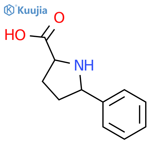 ethyl (2S,5R)-5-phenylpyrrolidine-2-carboxylate structure