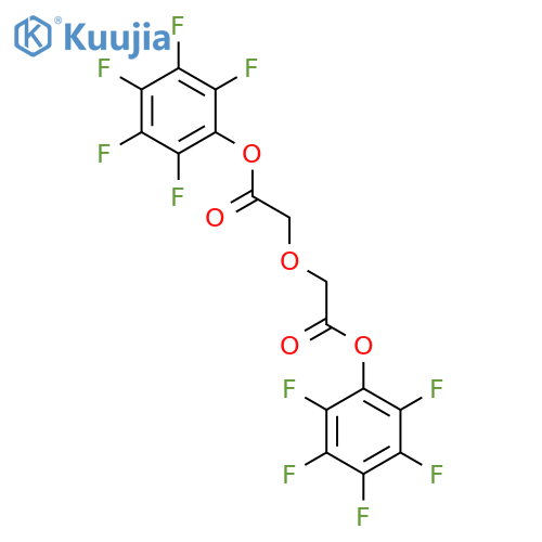 Acetic acid,2,2'-oxybis-, bis(pentafluorophenyl) ester (9CI) structure