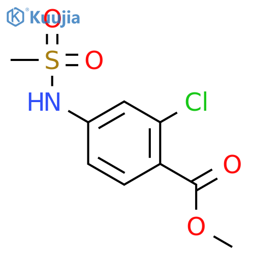 2-Chloro-4-(methylsulfonyl)Aminobenzoic Acid Methyl Ester structure