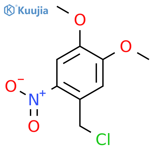 1-(Chloromethyl)-4,5-dimethoxy-2-nitrobenzene structure