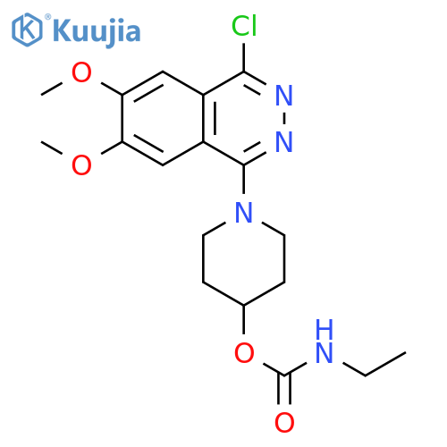 1-(4-Chloro-6,7-dimethoxyphthalazin-1-yl)piperidin-4-yl Ethylcarbamate structure