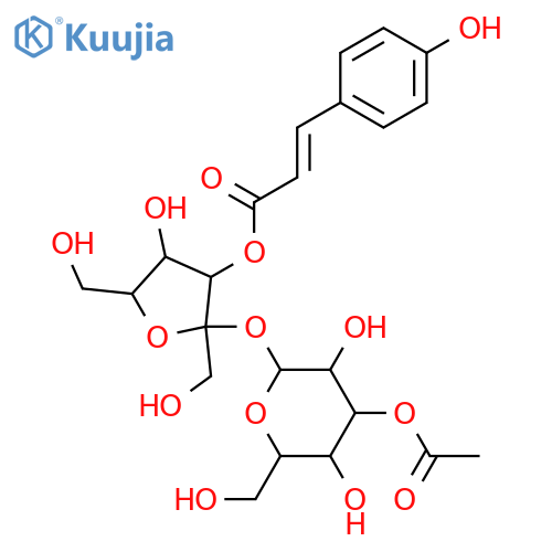 Acylsucroses; 3'-O-(4-Hydroxy-E-cinnamoyl), 3-Ac structure